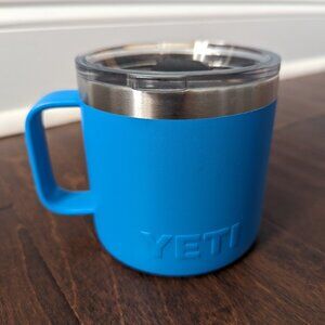 Yeti Rambler 14 oz mug with magslider lid - Wave Blue Color